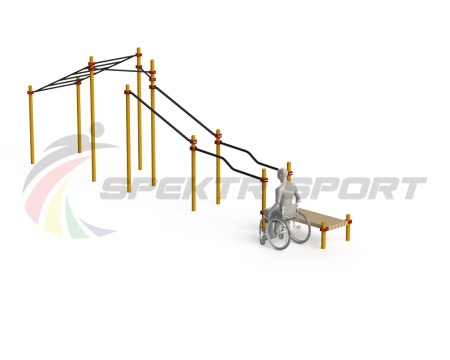 Купить Спортивный комплекс для инвалидов-колясочников WRK-D22_76mm в Калининске 