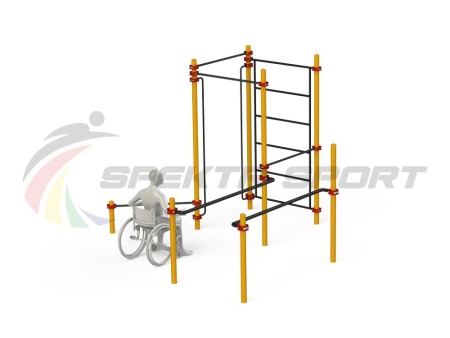 Купить Спортивный комплекс для инвалидов-колясочников WRK-D18_76mm в Калининске 