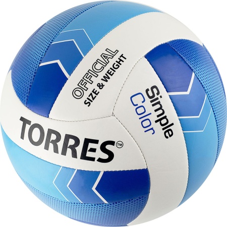 Купить Мяч волейбольный Torres Simple Color любительский р.5 в Калининске 
